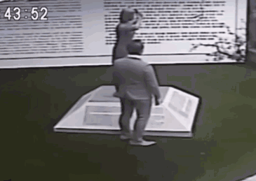 腳踹臺灣慰安婦銅像日本人辯稱腳麻 這么不要臉？